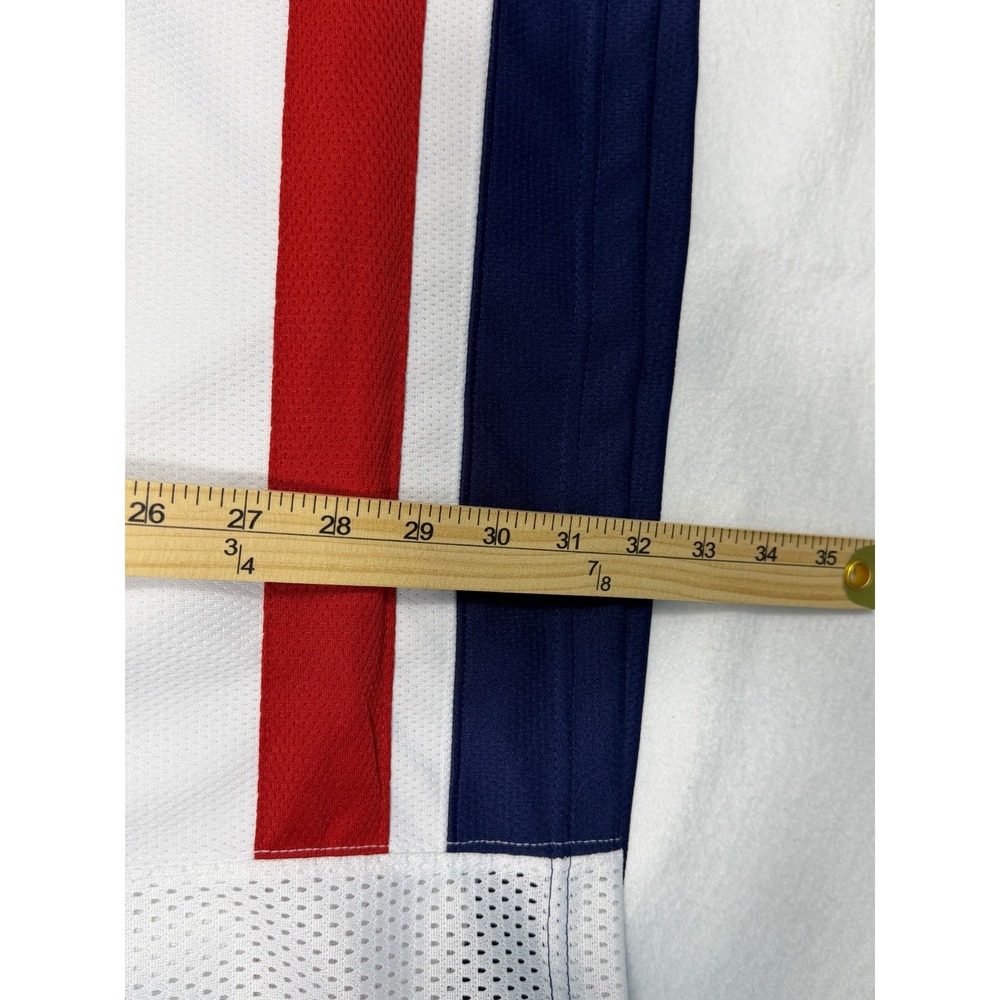 Nike Vintage 2002 USA National Hockey Team Olympic Jersey LG White Red Blue - Picture 5 of 12
